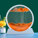 3D Moving Sand Art Glass Hourglass - Deep Sea Sandscape Décor