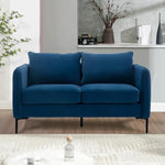 Luxurious Velvet Sofa Bed - Mid-Century Modern Couch for Living Room