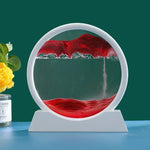 3D Moving Sand Art Glass Hourglass - Deep Sea Sandscape Décor