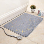 Modern Rectangular Washable Bath Mat – Non-Slip Area Mat