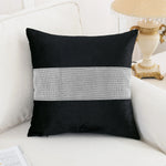 Luxurious Velvet Diamond Pillow Cover – Shining Decorative Throw Cushion