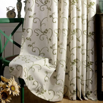 New Modern Simple Romantic Vine Print Curtains – Living Room & Bedroom