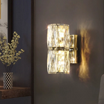 Light Luxury Crystal Wall Lamp | Modern LED Wall Light for Bedroom, Aisle, and Living Room