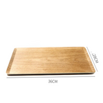 Water Willow Wooden Tray - Rectangular Tea & Serving Tray 