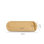 Water Willow Wooden Tray - Rectangular Tea & Serving Tray 