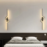 Modern Minimalist LED Strip Wall Light | Bedside Wall Sconce for Bedroom & Living Room