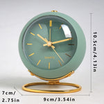 Nordic Creative Silent Luminous Desk Clock