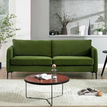 Luxurious Velvet Sofa Bed - Mid-Century Modern Couch for Living Room