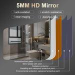 48x24 Inch LED Bathroom Mirror - Large Frameless Smart Mirror