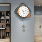 Nordic Three-Storey Swing Wall Clock - Silent Luxury 3D Design