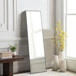 Versatile Full Body Floor Mirror -HD Nano Glass with Aluminum Alloy Frame