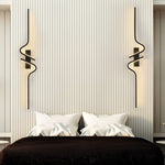 Modern Minimalist LED Strip Wall Light | Bedside Wall Sconce for Bedroom & Living Room