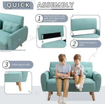 Compact Chic Loveseat – 47