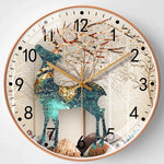 20cm Silent Battery Wall Clock – Stylish Plastic Decor