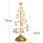 LED Christmas Tree Table Lamp – Battery-Powered Modern Crystal Desk Decor Light