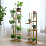 Bamboo 5/6 Tier Plant Stand Rack