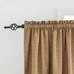 Farmhouse Curtains Rod Pocket Style for Bedroom and Living Room