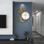 Modern Barley Wall Clock - Decorative Art Horologe for Home