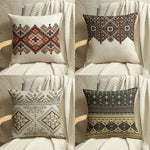 Bohemian Cotton Linen Cushion Cover – Ethnic Retro Totem Cushioncase for Sofa & Home Decor