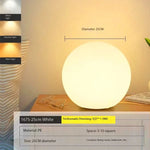 Romantic Ball Table Lamp with 3-Color Dimming