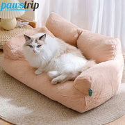 Luxury Pet Cat Bed Sofa Winter