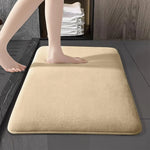 Super Absorbent Anti-Slip Coral Velvet Floor Mat – Soft Suede Bath Mat