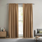 Farmhouse Curtains Rod Pocket Style for Bedroom and Living Room