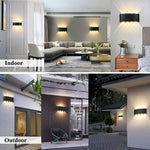  LED Wall Light - Modern Up/Down Fixture with Adjustable Wattage (2W-10W) 