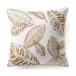 Coffee-Colored Plant Series Pillow Cover – Single-Sided Print