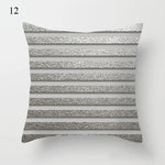 Gold Element Printed Pillowcase – Decorative Sofa and Bed Cushion Cover for Home and Car Decor