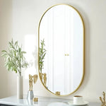 Oval Bathroom Vanity Mirror - Wall Hanging