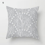 Gold Element Printed Pillowcase – Decorative Sofa and Bed Cushion Cover for Home and Car Decor