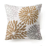 Coffee-Colored Plant Series Pillow Cover – Single-Sided Print