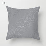 Gold Element Printed Pillowcase – Decorative Sofa and Bed Cushion Cover for Home and Car Decor