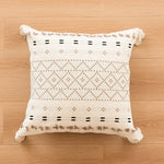 Boho Luxury Geometric Pillow Cover – Soft Cotton Decorative Throw Pillow