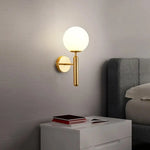 Nordic Modern Wall Lamp - Sleek Sconce for Bedroom, Bathroom, and Stair Lighting with E27 Base