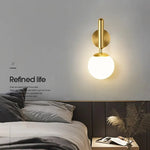 Nordic Modern Wall Lamp - Sleek Sconce for Bedroom, Bathroom, and Stair Lighting with E27 Base