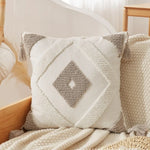 Boho Luxury Geometric Pillow Cover – Soft Cotton Decorative Throw Pillow