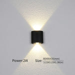  LED Wall Light - Modern Up/Down Fixture with Adjustable Wattage (2W-10W) 