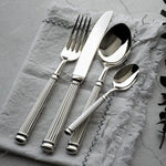 Hammered Stainless Steel Cutlery Set – Luxury Tableware for Every Occasion