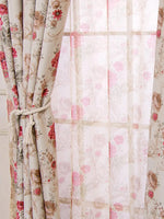 Pastoral Peony Printed Curtains – Grommet Top Design