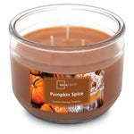 Pumpkin Spice Scented 3-Wick Candle –  Warm Fall Fragrance