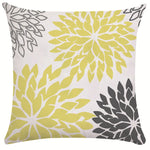 Coffee-Colored Plant Series Pillow Cover – Single-Sided Print