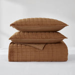 Corduroy King Bedding Set - Cozy 3-Piece Quilt