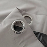 Light Grey Blackout Curtains for Bedroom-Full Light Blocking Thermal Insulated Drapes for Living Room