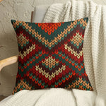 Bohemian Cotton Linen Cushion Cover – Ethnic Retro Totem Cushioncase for Sofa & Home Decor