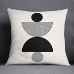 Nordic Style Geometric Cushioncase – Soft Polyester Cushion Cover for Sofa, Living Room, and Bedroom