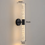 Modern LED Crystal Wall Light | Nordic Bedside Lamp for Bedroom & Living Room