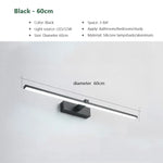 Modern LED Wall Light for Bathroom - Three-Color Adjustable Aluminum Wall Lamp