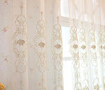 New European Style Luxury Embroidery Yarn Curtains – Modern Design